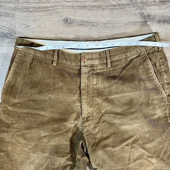 Polo Ralph Lauren Pants Mens 36X32 Brown Corduroy Stretch Classic Fit Preppy - Picture 11 of 13